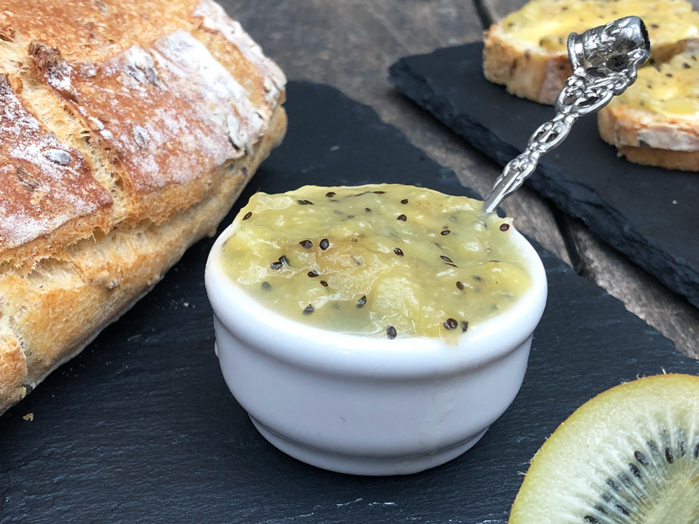 Kiwisyltetøy med banan