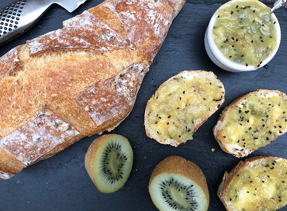 Kiwisyltetøy med banan