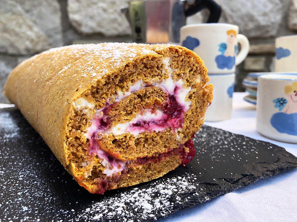 Rullekake med gresskar