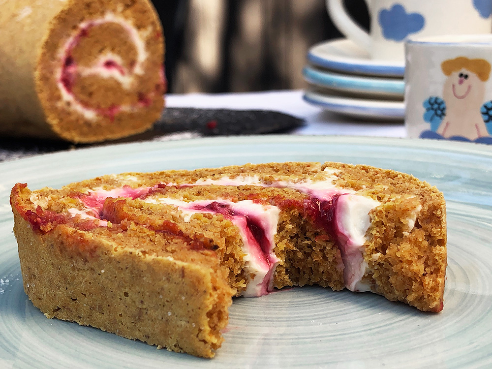 Rullekake med gresskar