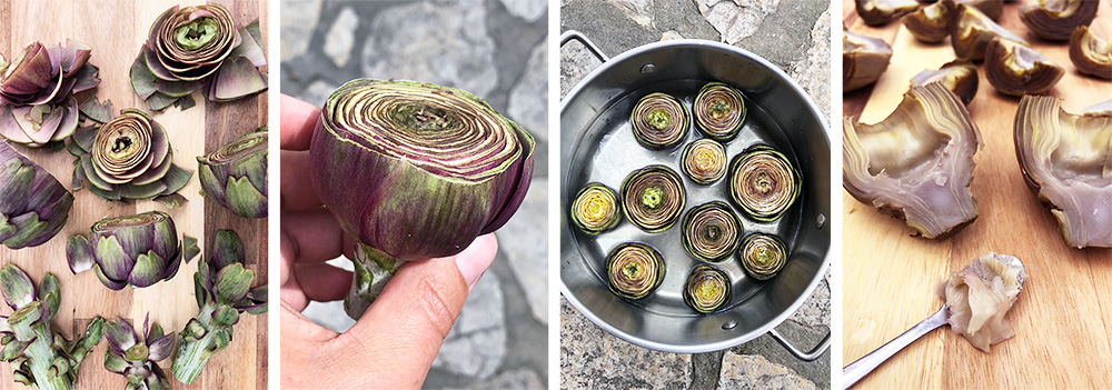 Hvordan tilberede artisjokker - servert med balsamico dip