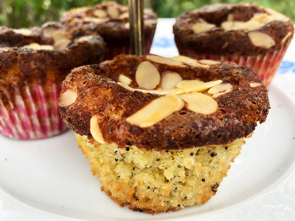 Kiwimuffins med sesamfrø