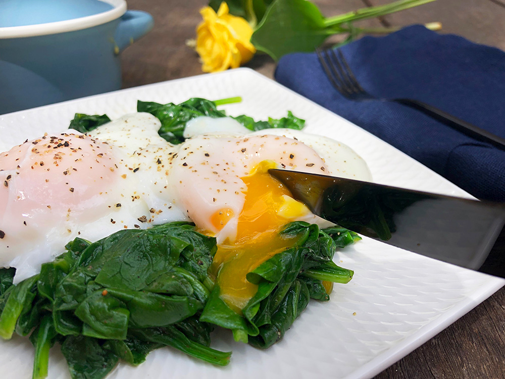 Eggs florentine (low carb)