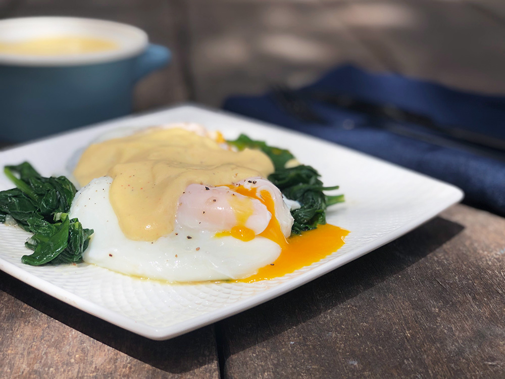 Eggs florentine (low carb)