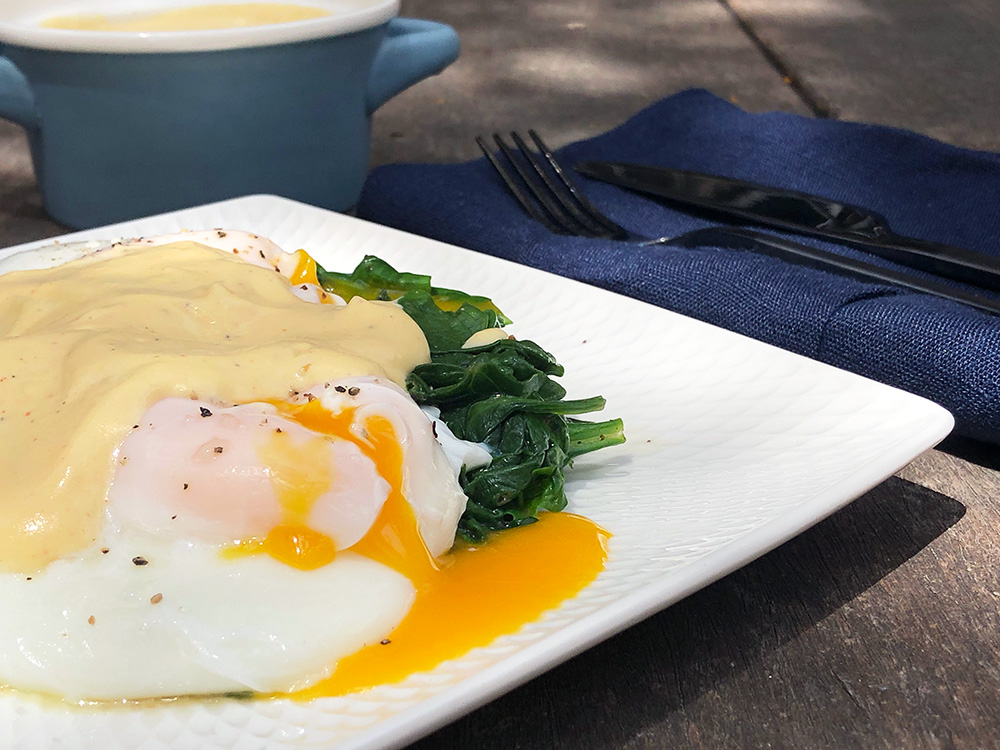 Eggs florentine (low carb)