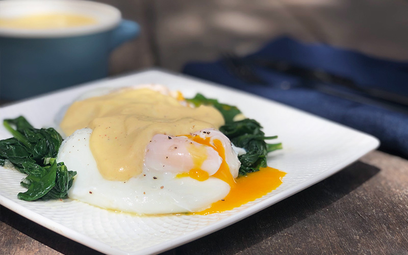 Eggs florentine (low carb)