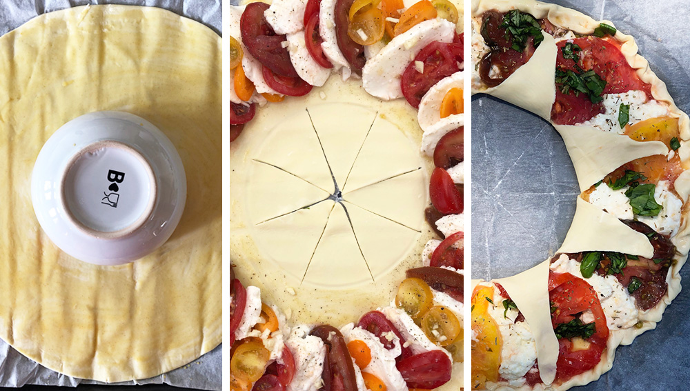 Solskinnspai à la Caprese