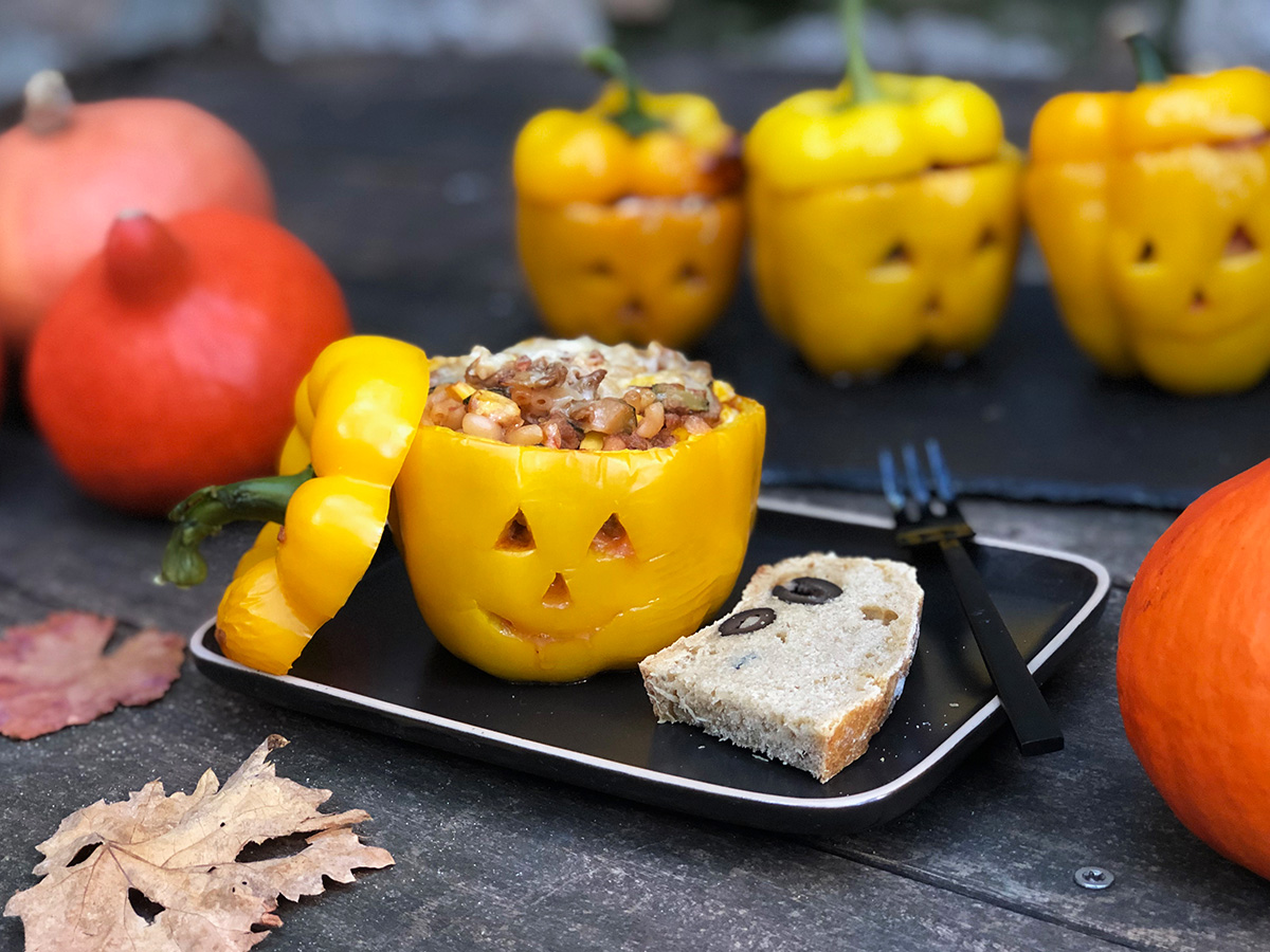 Barnas skremmende søte halloween-paprika!