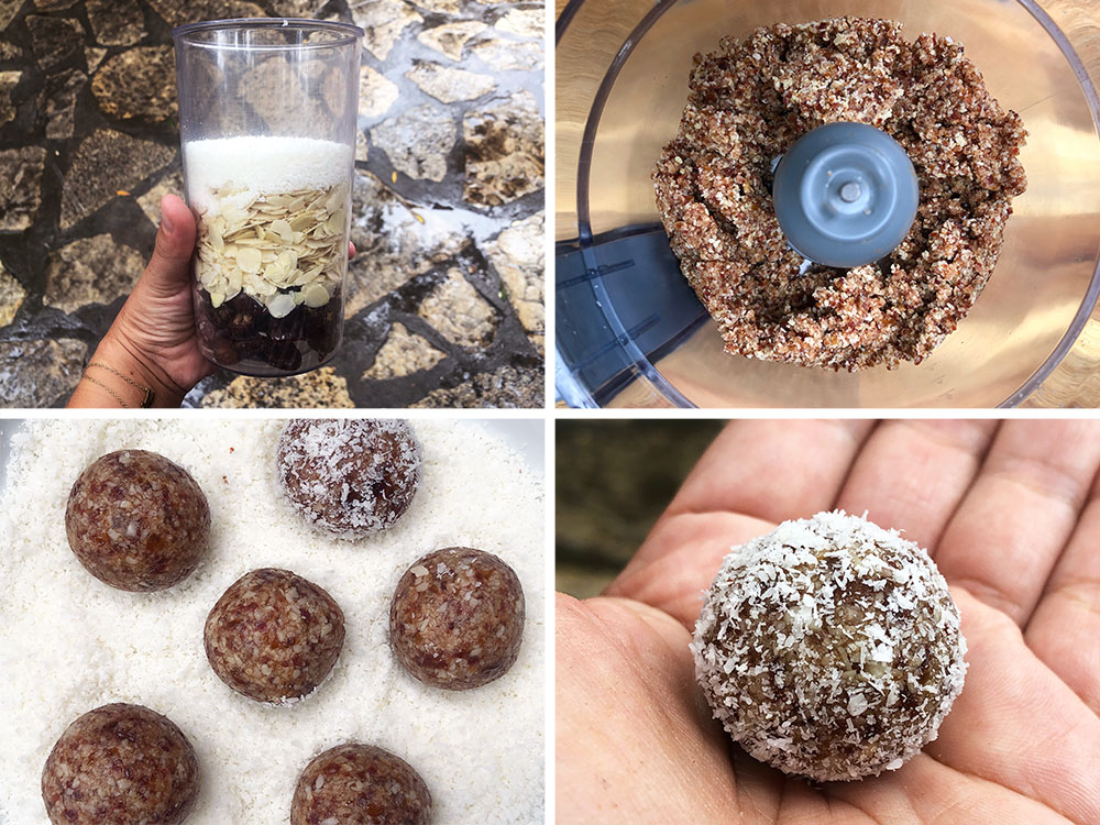 Bliss balls med krydder og kokos