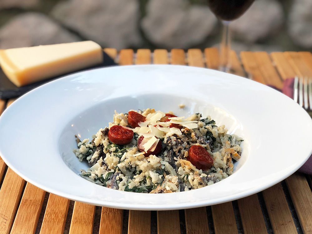 Blomkålrisotto med chorizo