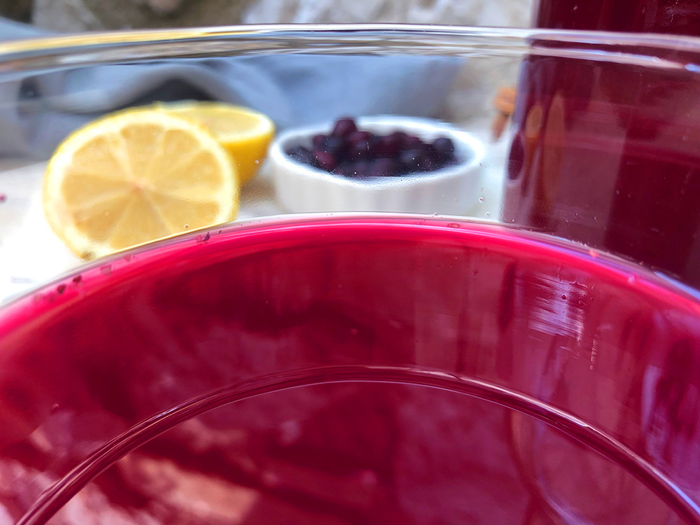 Sunhetshot med rødhet og blåbær