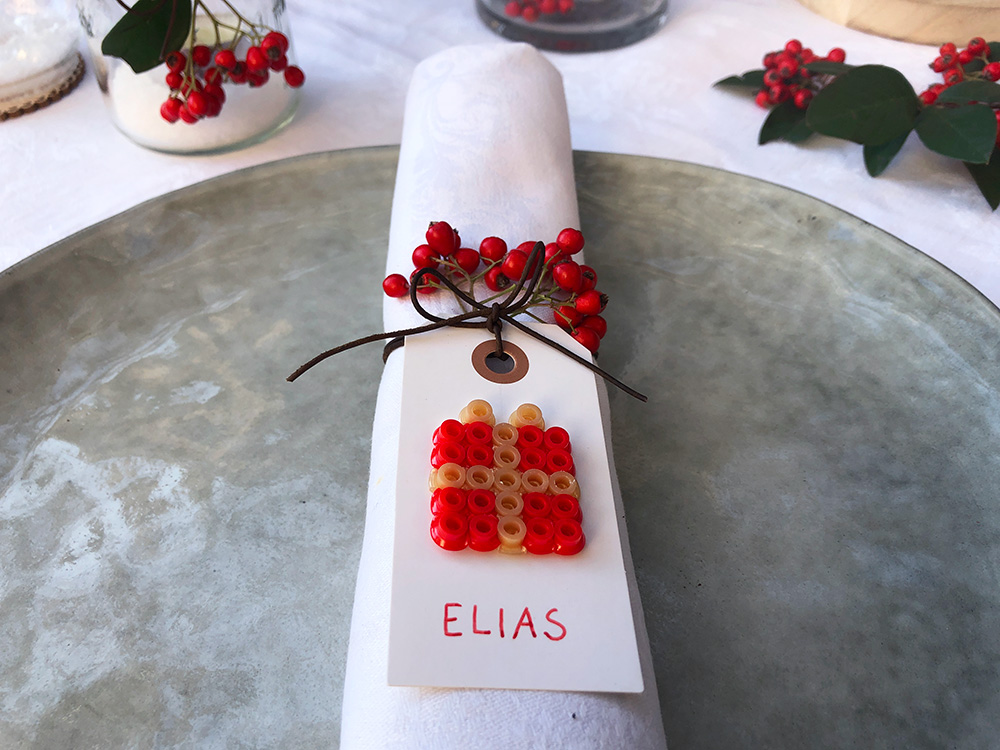 Borddekorasjon til jul
