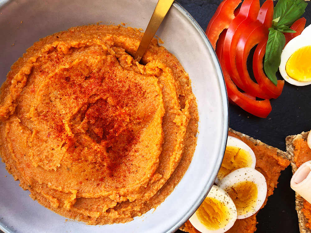 Kikertpålegg med røkt paprika