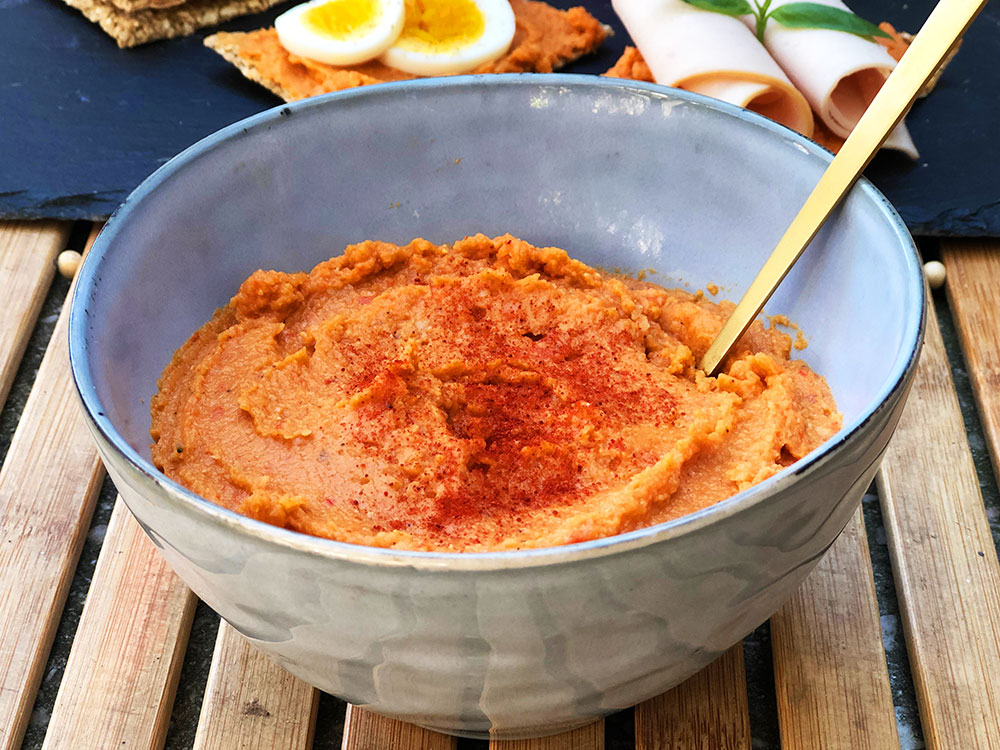 Kikertpålegg med røkt paprika