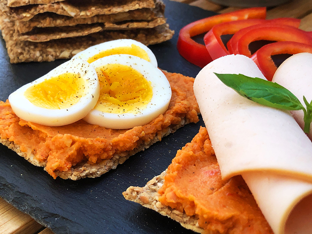 Kikertpålegg med røkt paprika