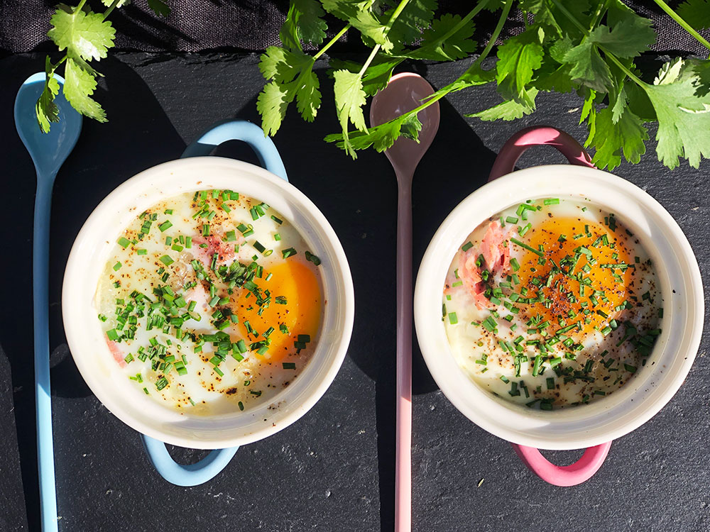 Bakt egg - oeuf cocotte