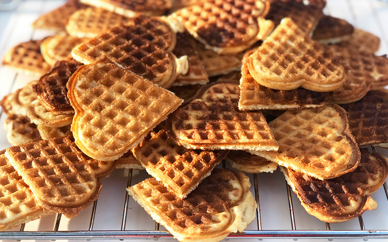 Tørre vafler / vaffelkjeks