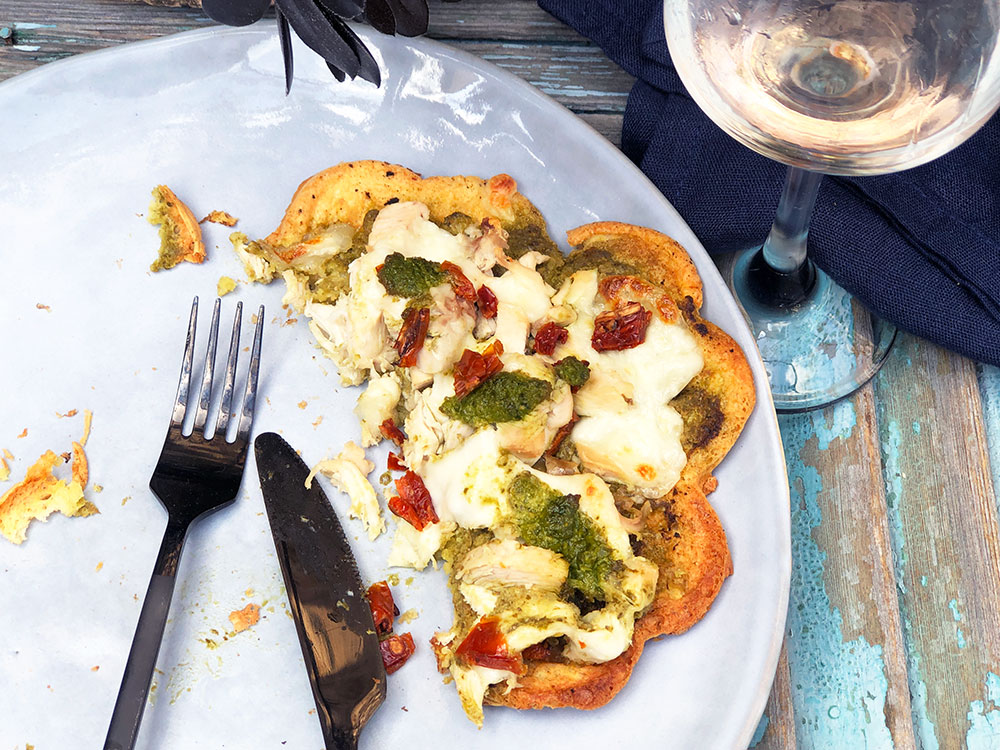 Middagsvafler av kikerter