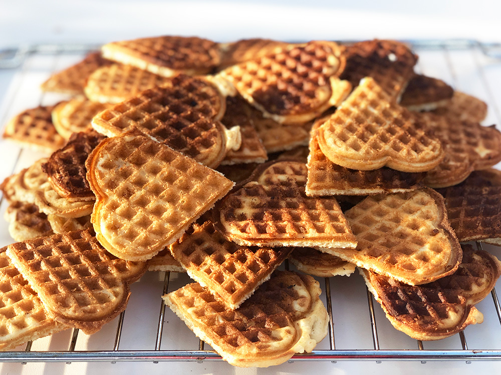 Tørre vafler / vaffelkjeks
