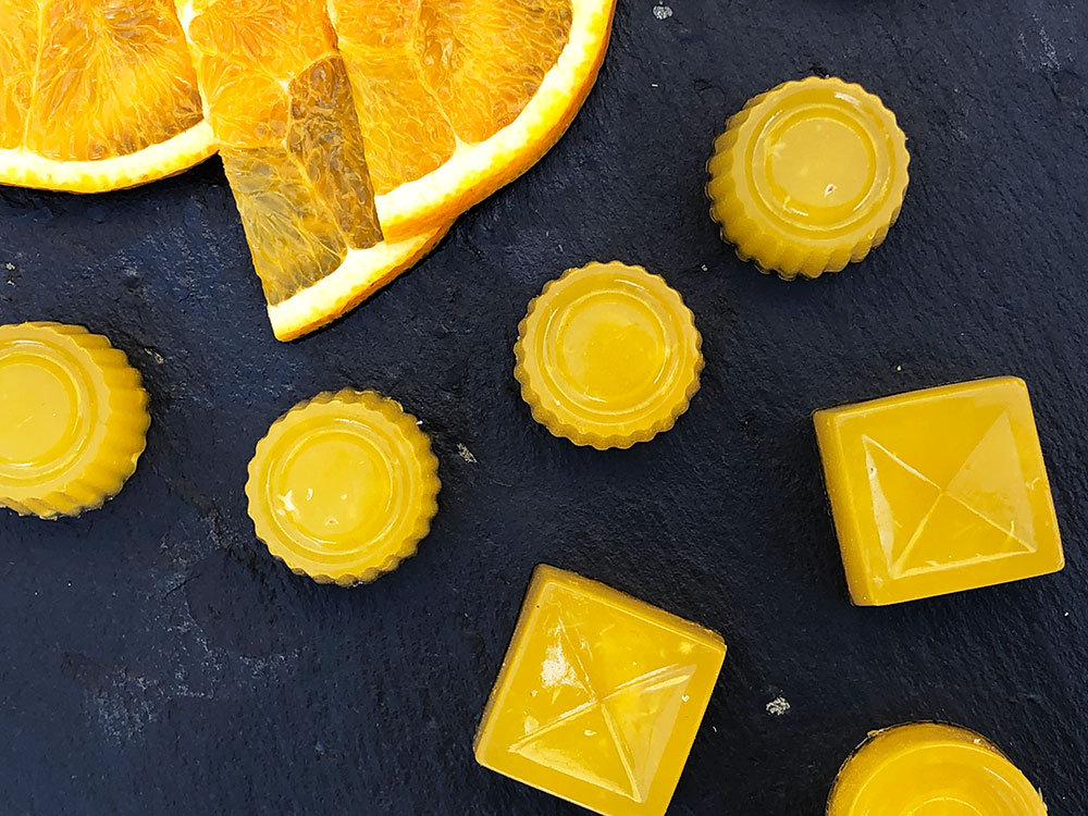 Gelegodis med appelsin og ingefær