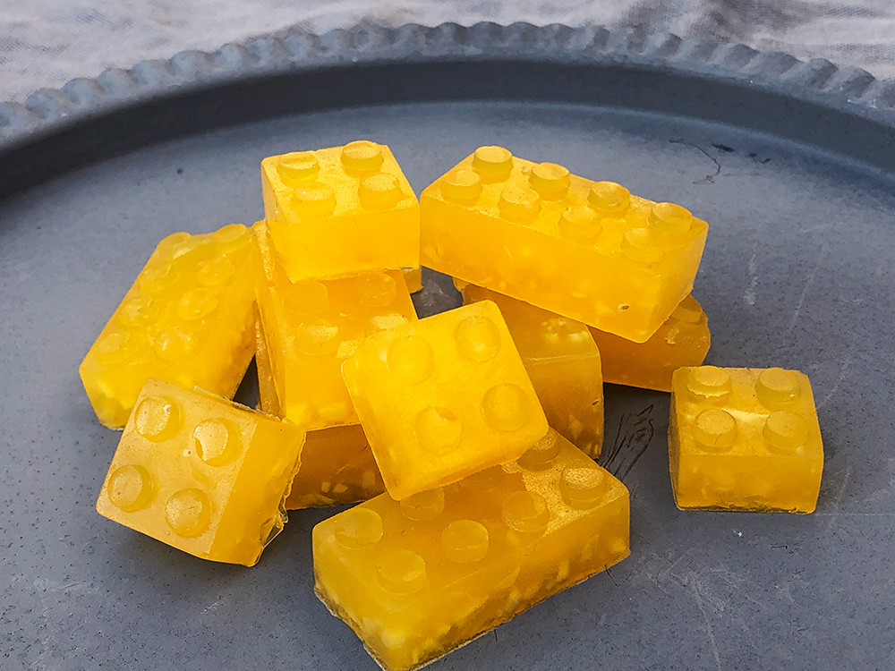 Gelegodis med appelsin og ingefær