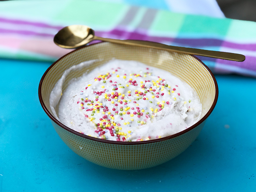 Nice cream med ananas og kokos