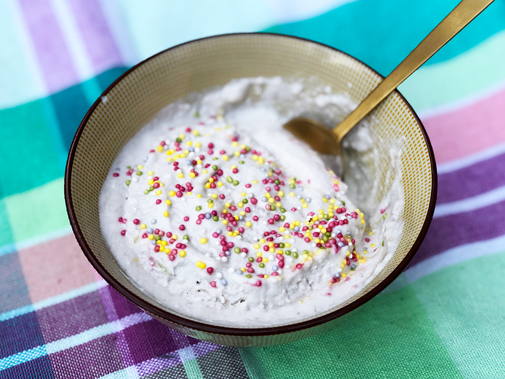 Nice cream med ananas og kokos
