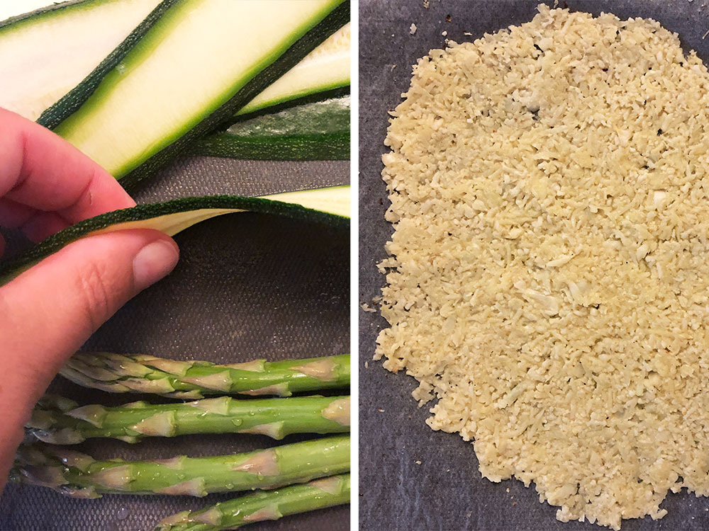 Vårlig vegetarpizza