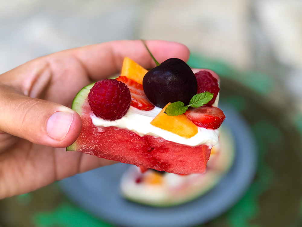 Dekadent dessertpizza