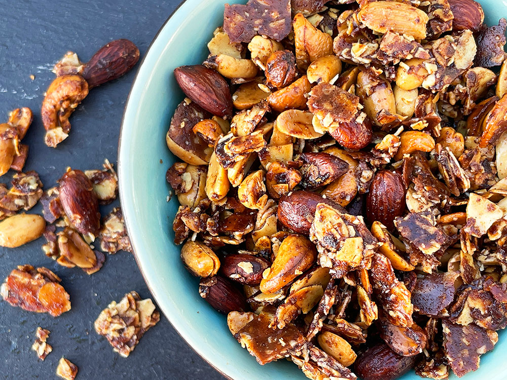 Ristede nøtter – søtt og salt snacks