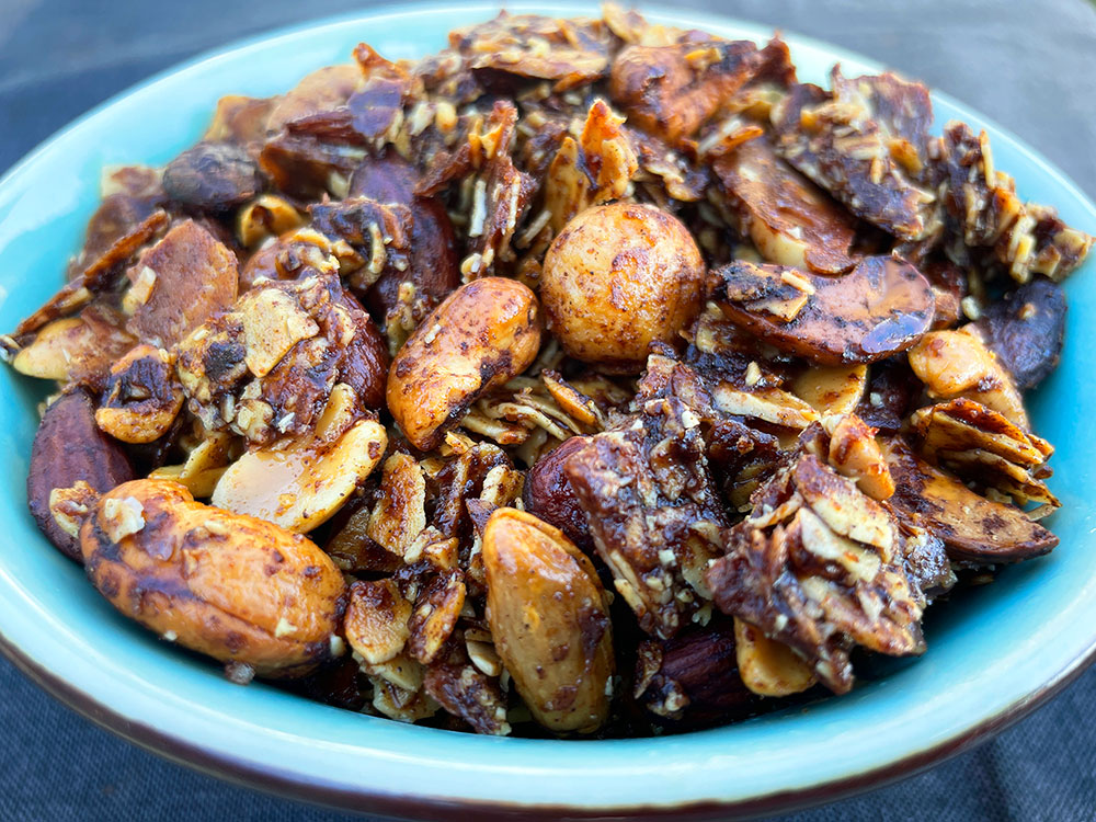 Ristede nøtter – søtt og salt snacks