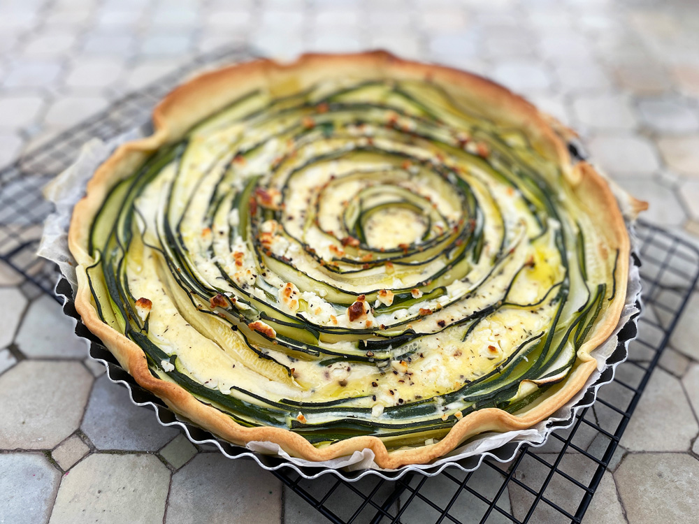 Tarte aux courgettes
