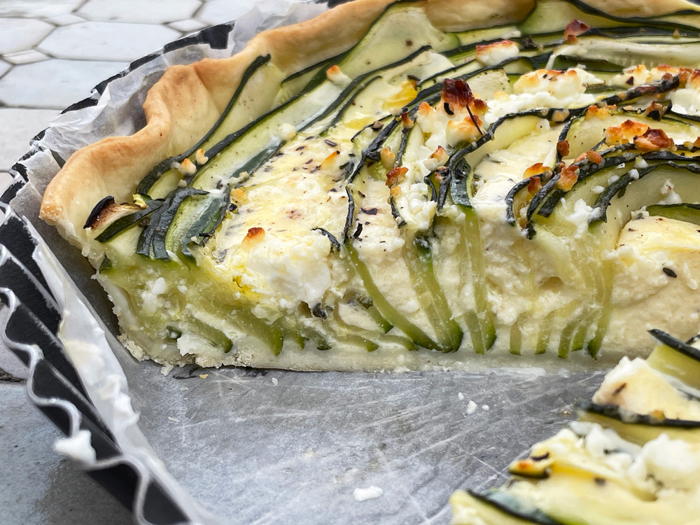 Tarte aux courgettes