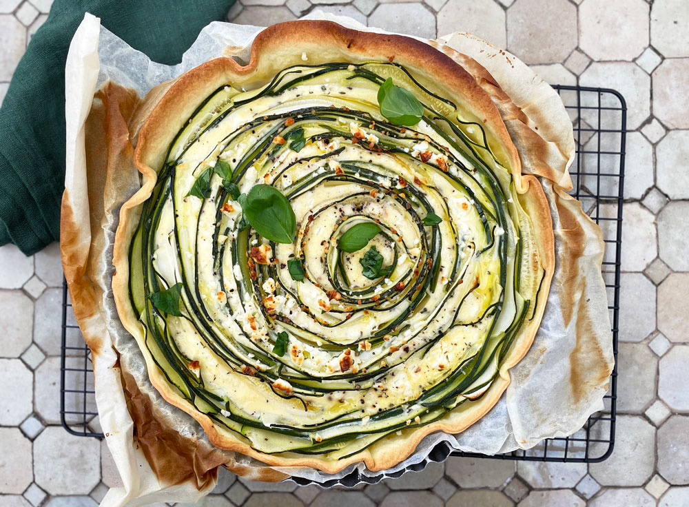 Tarte aux courgettes