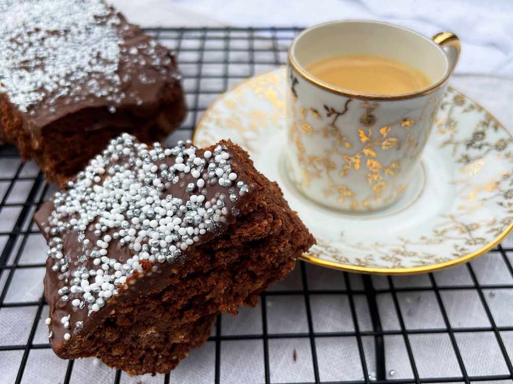 Mørk sjokoladebrownie