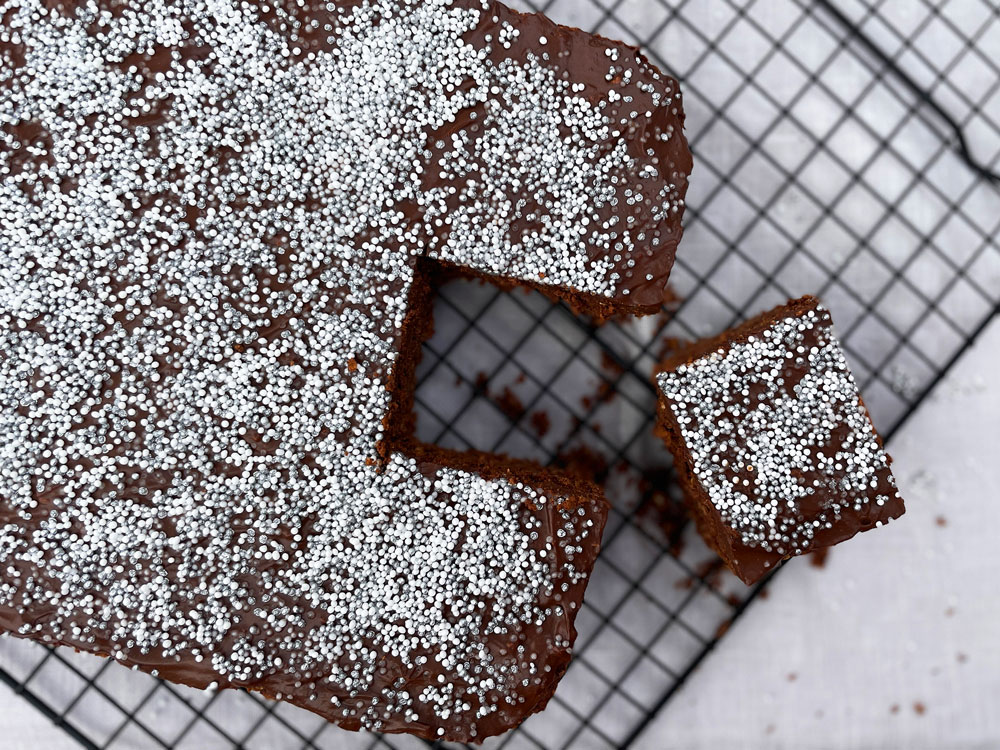 Mørk sjokoladebrownie