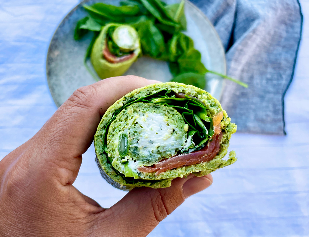 Grønne squashwraps - glutenfri