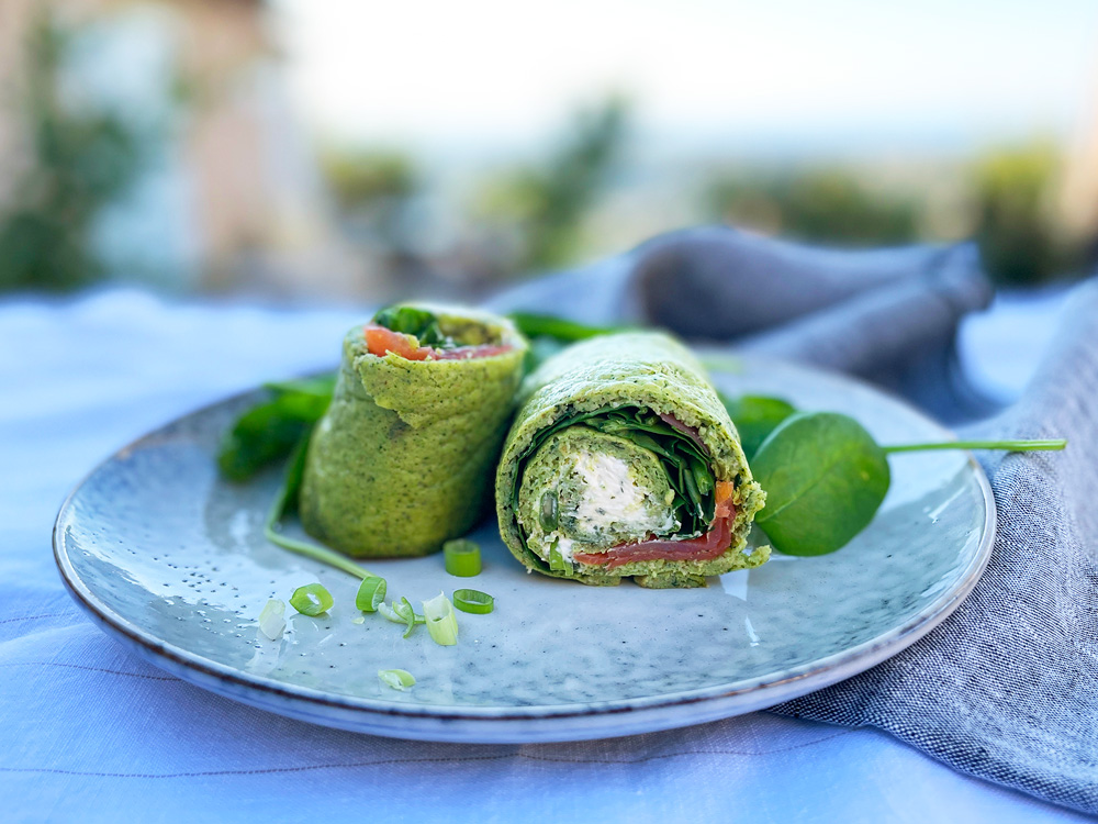 Grønne squashwraps - glutenfri