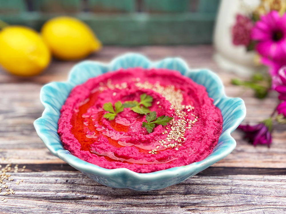 Rødbethummus