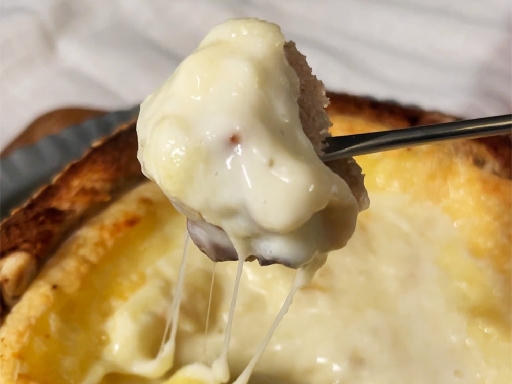 Rustikk og enkel ostefondue