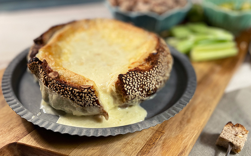 Rustikk og enkel ostefondue