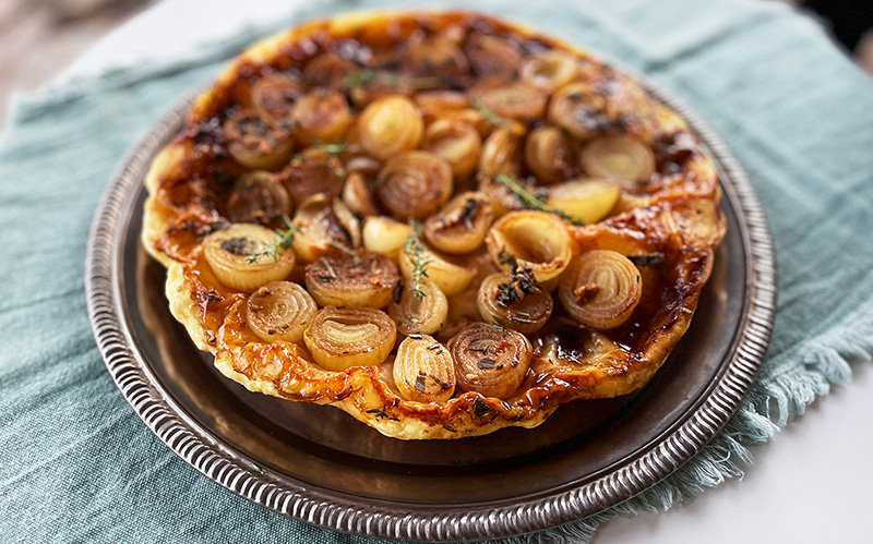 Tarte aux oignons – Franske løkterte