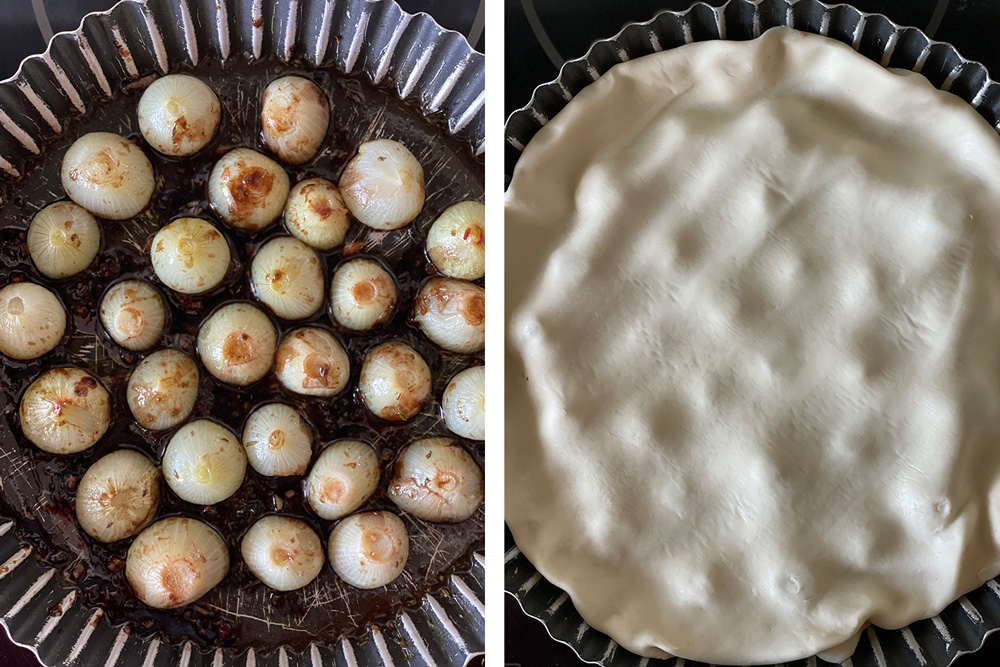 Tarte aux oignons – Franske løkterte