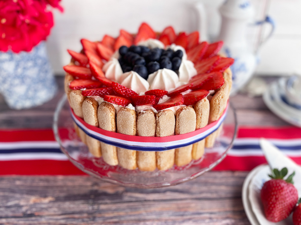 Charlotte aux fraises - 17 mai